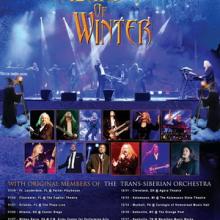 The Wizards Of Winter US Tour 2015 poster