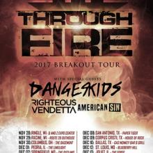 Through Fire US Tour 2017 poster