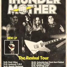 Thundermother Euro Tour 2018 poster