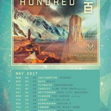 The One Hundred UK & Euro Tour 2017 poster