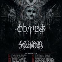 Tombs US Tour 2016 poster