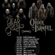 The Order Of Israfel & Year Of The Goat Euro Tour 2017 poster