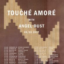Touché Amoré European & UK Tour 2017 poster