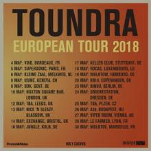 Toundra Euro Tour 2018 poster