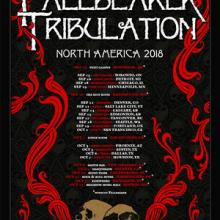Tribulation North American Tour 2018 poster