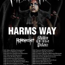 Twitching Tongues US Tour 2015 poster