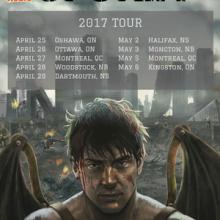 Uforia Canadian Tour 2017 poster