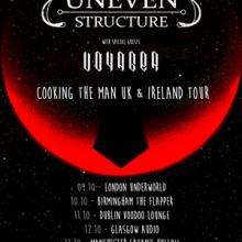 Uneven Structure UK Tour 2017 poster