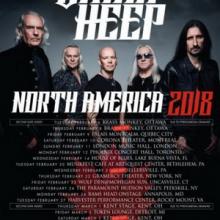 Uriah Heep NA Tour 2018 poster
