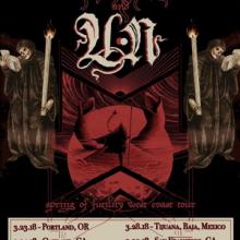Usnea West Coast Tour 2018 poster