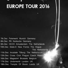 Vampillia Euro Tour 2016 poster