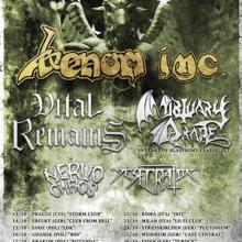 Vemon Inc Euro Tour 2016 poster