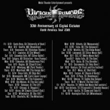 Vicious Rumors North American Tour 2018 poster