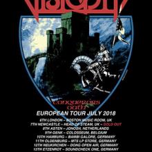 Visigoth European Tour 2018 poster