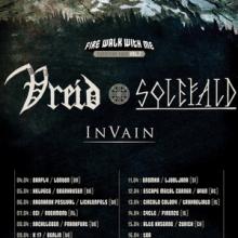 Vreid tour poster 2013