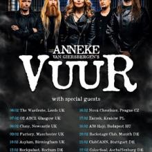VUUR UK & Euro Tour 2018 poster