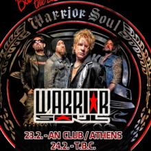 Warrior Soul Greek Tour 2018 poster