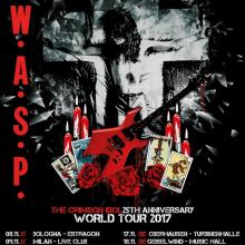 W.A.S.P. World Tour 2017 poster