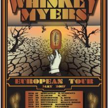 Whiskey Myers UK & European Tour 2017 poster