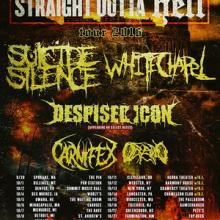 Whitechapel US Tour 2016 poster