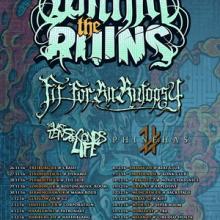 Within The Ruins EU UK Tour 2016 poster