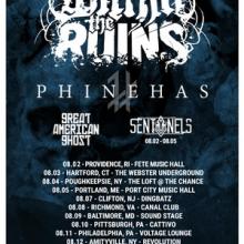 Within The Ruins US Tour 2018 poster