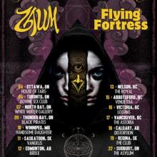 Zaum Canada Tour 2017 poster