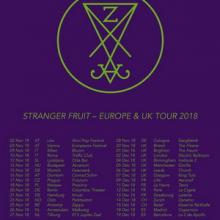 Zeal & Ardor Euro & UK Tour 2018 poster