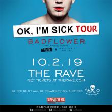 Badflower Milwaukee Show 2019 poster