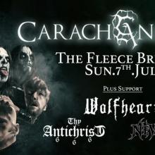 Carach Angren, Wolfheart, Thy Antichrist and Nevalra Bristol show 2019 poster