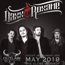 Daxx & Roxane Outlaw Rock n’ Roll Weekend 2019 poster