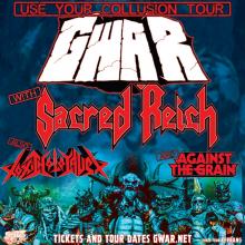GWAR North American Tour 2019 poster
