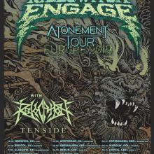 Killswitch Engage EU Tour 2019 poster