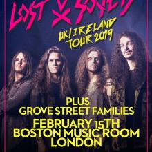 Lost Society London show 2019 poster