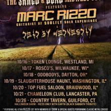 Marc Rizzo and Dead By Wednesday Milwaukee show 2019 poster