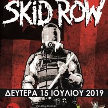 Skid Row Athens 2019 poster