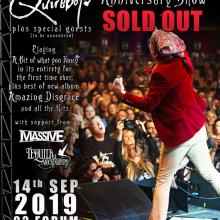 The Quireboys London Show 2019 poster