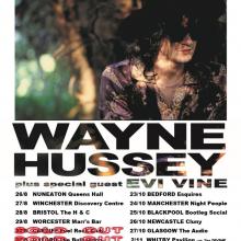 Wayne Hussey and Evi Vine Tour2019 poster