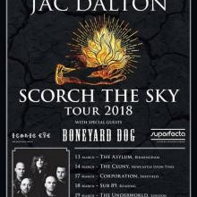 Jac Dalton & Boneyard Dog London Show 2018 poster