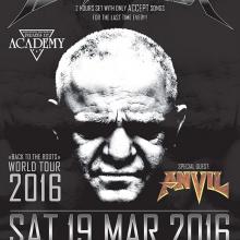 Dirkschneider live in Athens 2016 poster