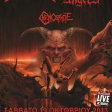 Evile & Suicidal Angels live in Athens poster 2013