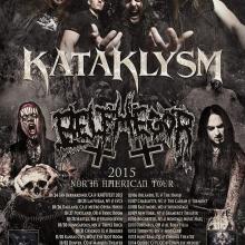 Kataklysm & Belphegor North American Tour 2015 poster