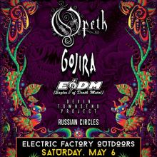 Mastodon, Opeth, Gojira & Eagles Of Death Metal live show 2017 poster