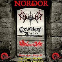 Nordor live in Athens 2014 poster