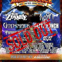 Rock Allegiance Festival 2015 poster