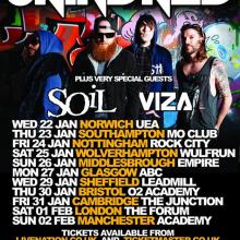 Skindredlive in Manchester UK poster