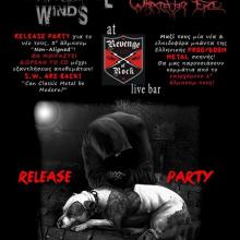 Sorrowful Winds release party 2014 poster