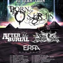 Sumerian 10 Year Tour 2016 poster