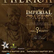 Therion Athens live show 2018 poster