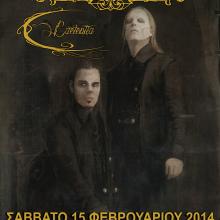 The Vision Bleak live in Athens 2014 poster
